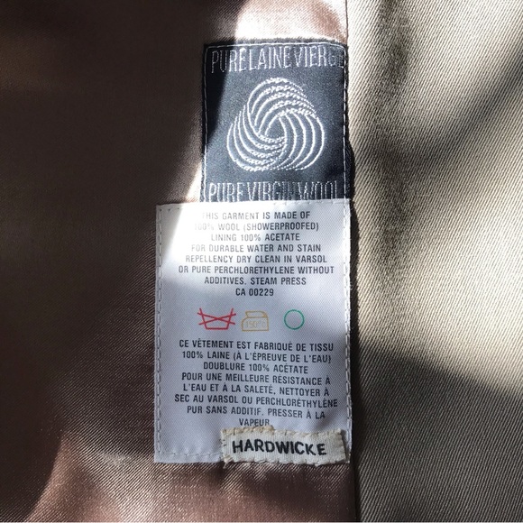 Aquascutum Hardwicke Wool Rainproof Trench Coat (40R) - Picture 8 of 10